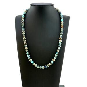 Jessica Matrasko Handmade Jasper Beads 16 Inch Necklace